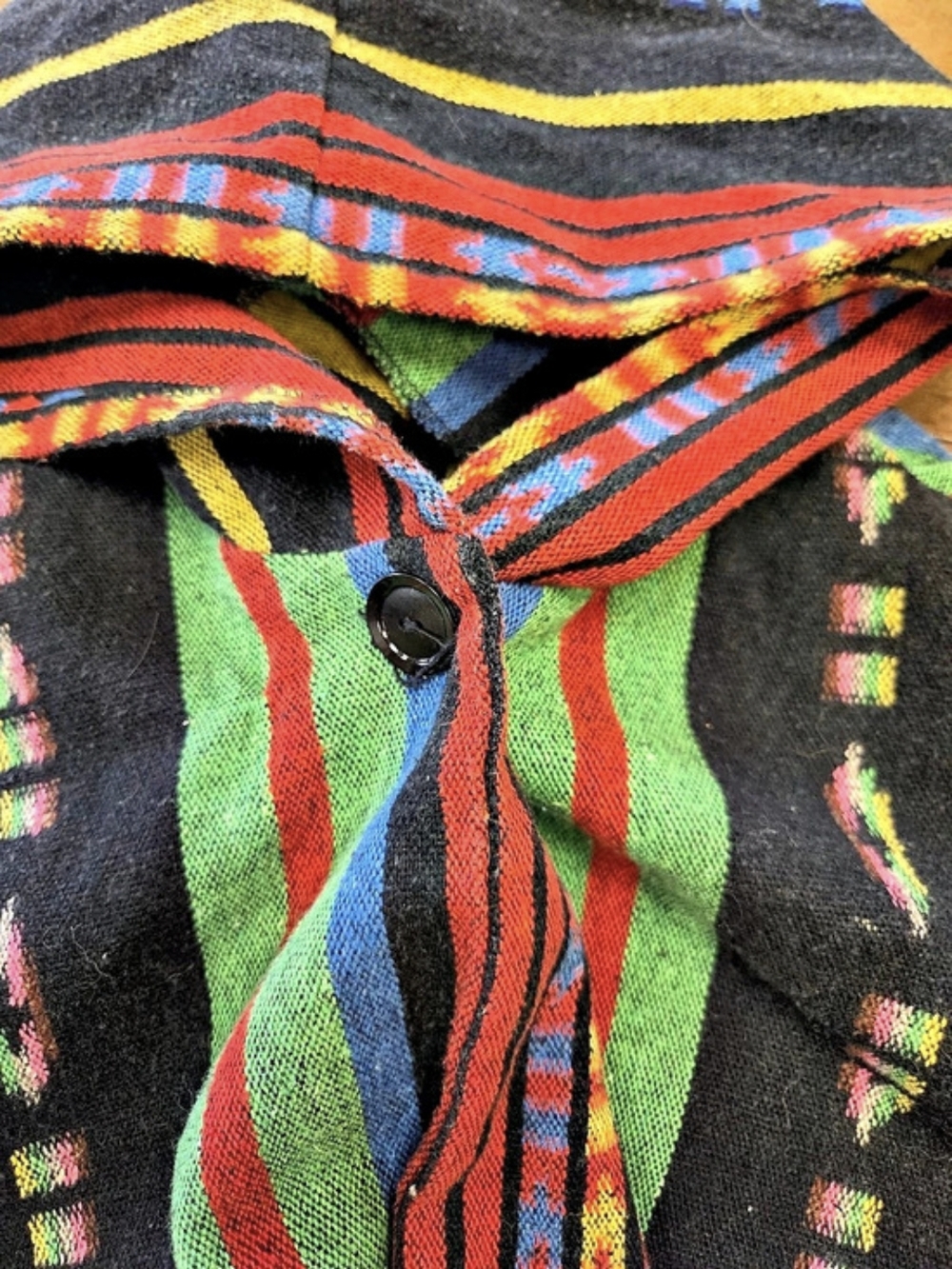 Multicolor Striped Hooded Jacket - Picture 5 of 6